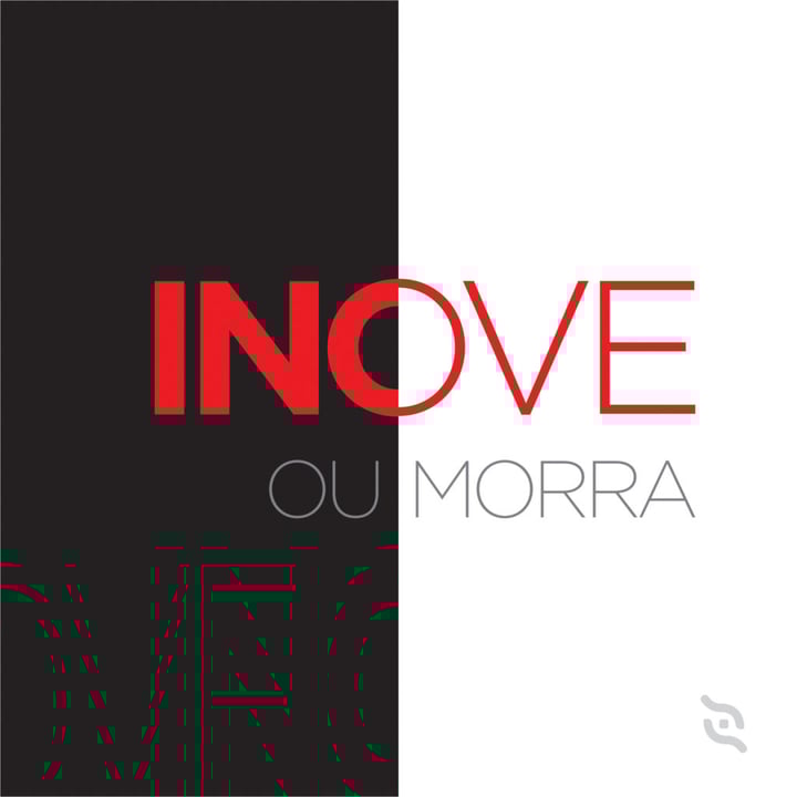 cartaz motivacional startup - inove