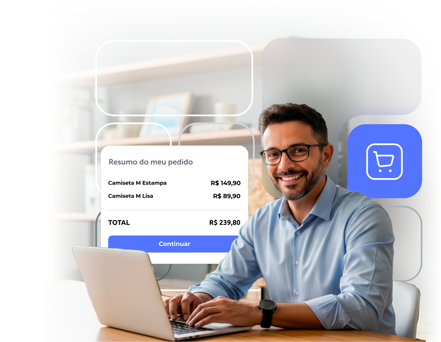 Checkout personalizado iugu. Experimente um checkout completo e totalmente personalizável para uma experiência simples, confiável e com a cara do seu negócio.