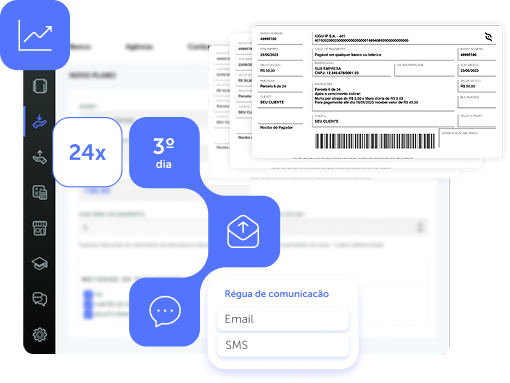 Ofereça a opção de carnê pelo iugu Cobrança, uma solução de pagamentos com vantagens para o seu negócio e os seus clientes.