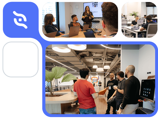 Escritório da iugu em São Paulo, um lugar aconchegante e pensado no bem estar de toda a equipe. Localizado em região estratégica, acesso facilitado e estrutura moderna.